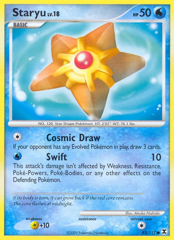 Staryu — Rising Rivals card #83