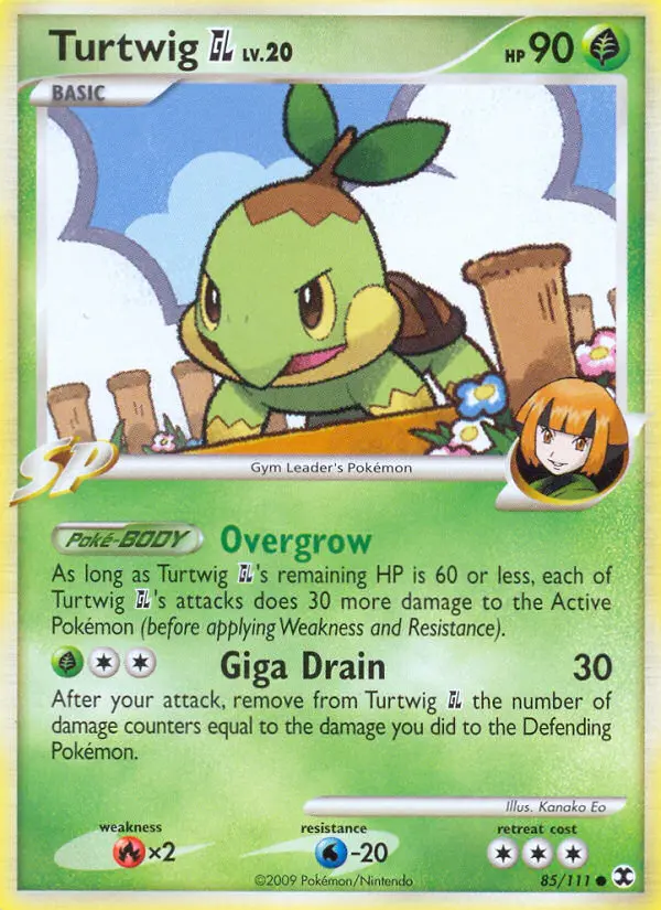 Turtwig GL — Rising Rivals card #85
