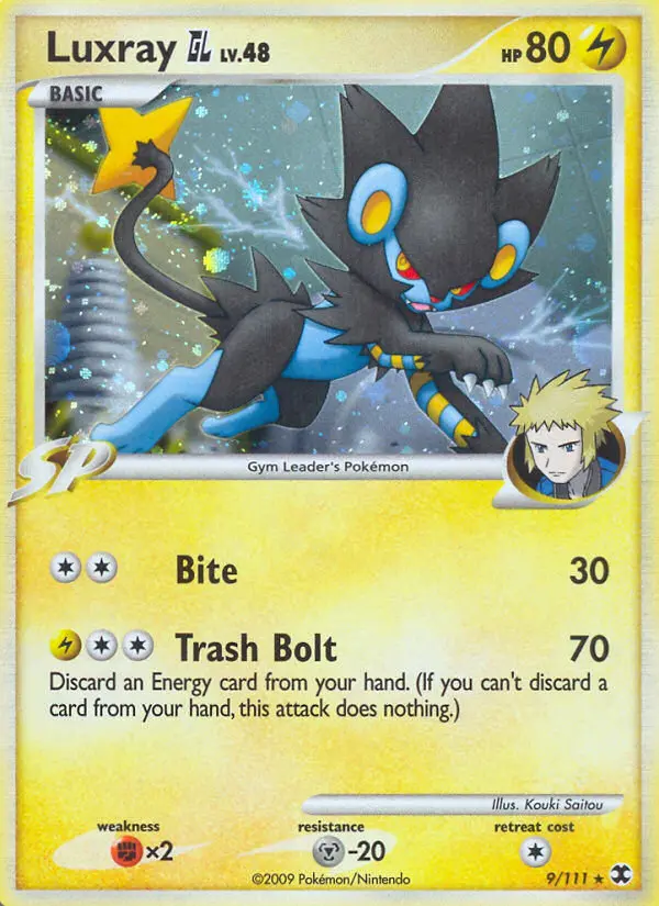 Luxray GL — Rising Rivals card #9