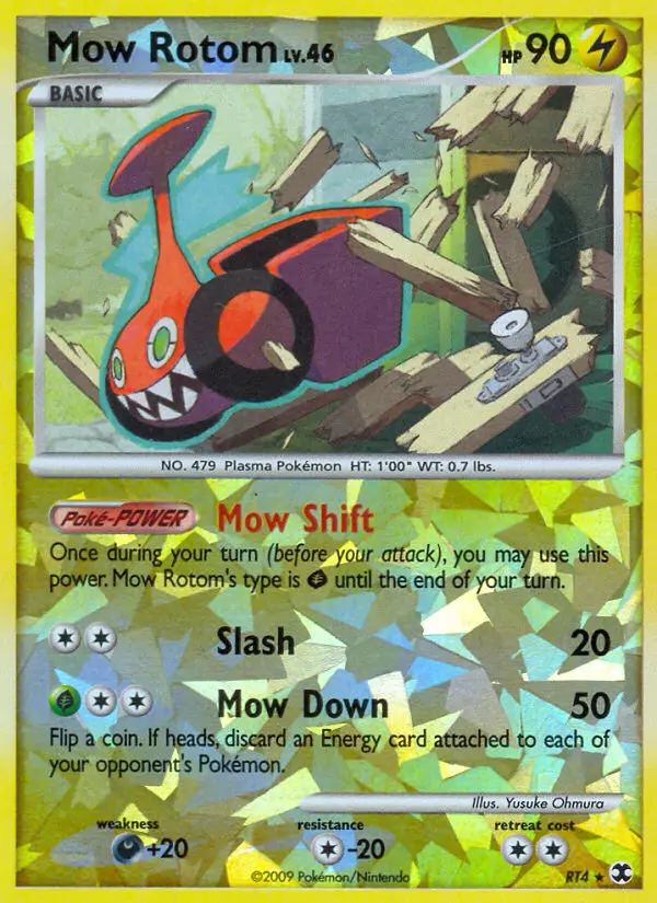 Mow Rotom — Rising Rivals card #RT4