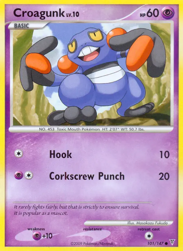 Croagunk — Supreme Victors card #101