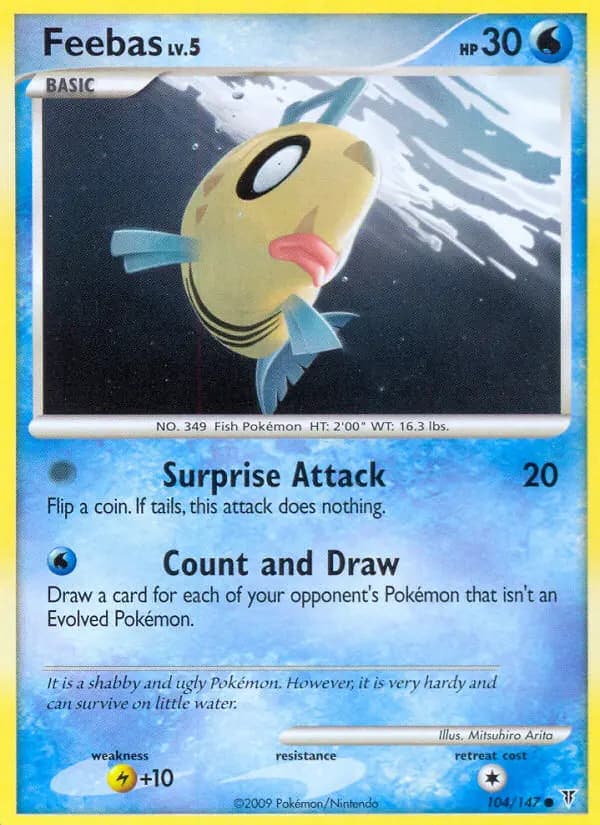 Feebas — Supreme Victors card #104
