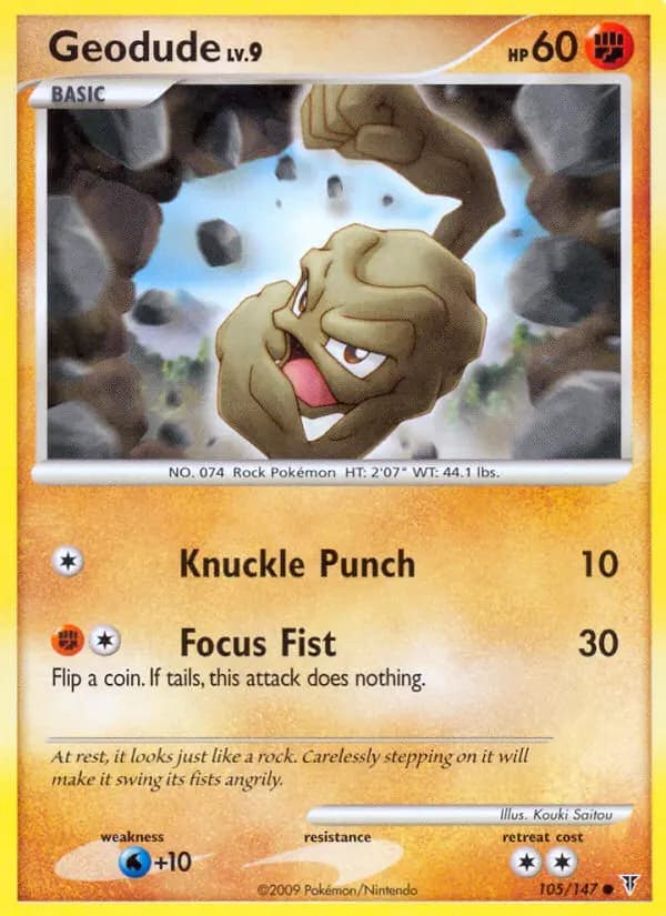 Geodude — Supreme Victors card #105