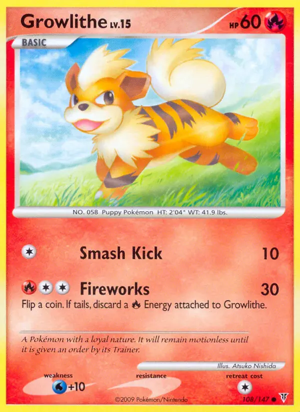 Growlithe — Supreme Victors card #108