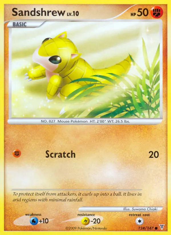 Sandshrew — Supreme Victors card #124