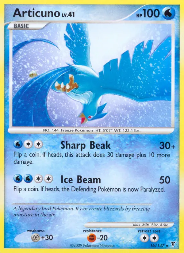 Articuno — Supreme Victors card #16