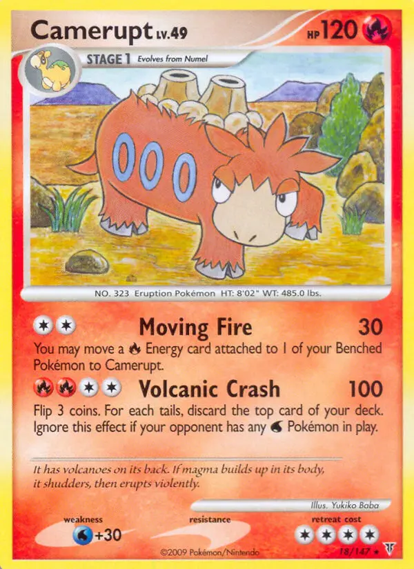 Camerupt — Supreme Victors card #18