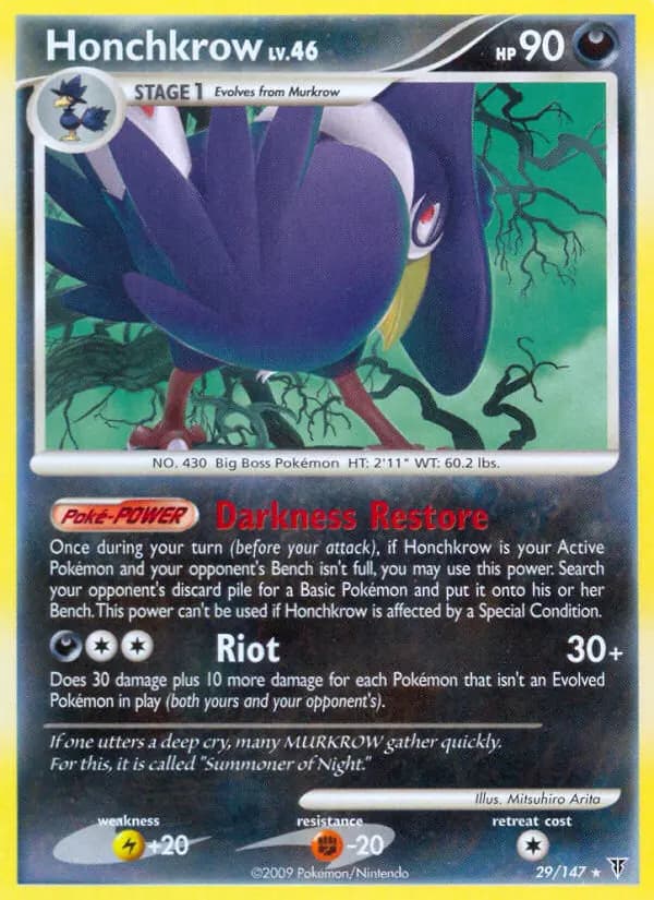 Honchkrow — Supreme Victors card #29