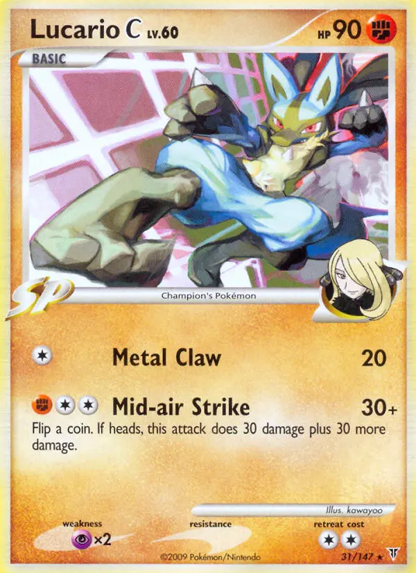 Lucario C — Supreme Victors card #31