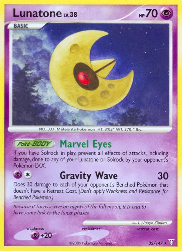 Lunatone — Supreme Victors card #32