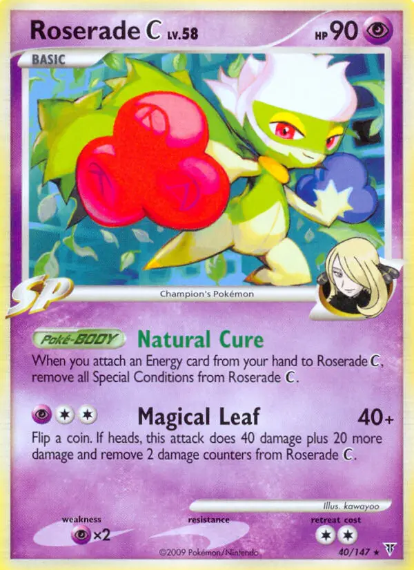 Roserade C — Supreme Victors card #40