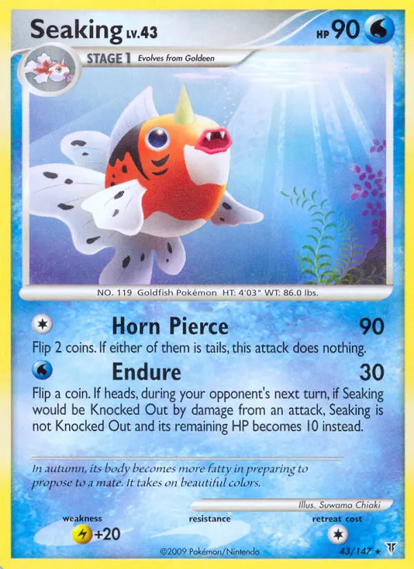 Seaking — Supreme Victors card #43