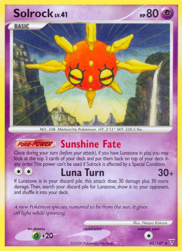 Solrock — Supreme Victors card #45