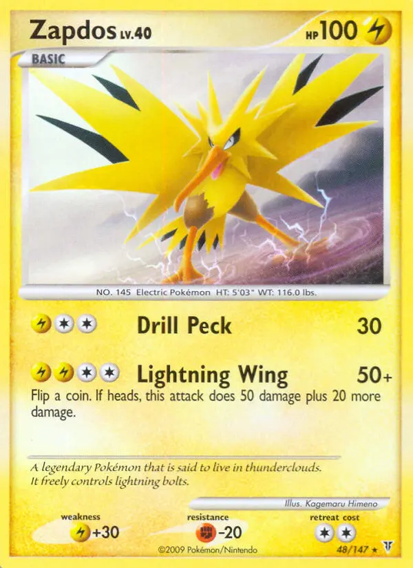 Zapdos — Supreme Victors card #48