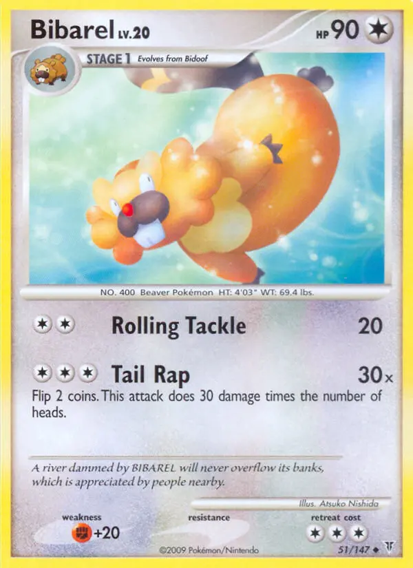 Bibarel — Supreme Victors card #51