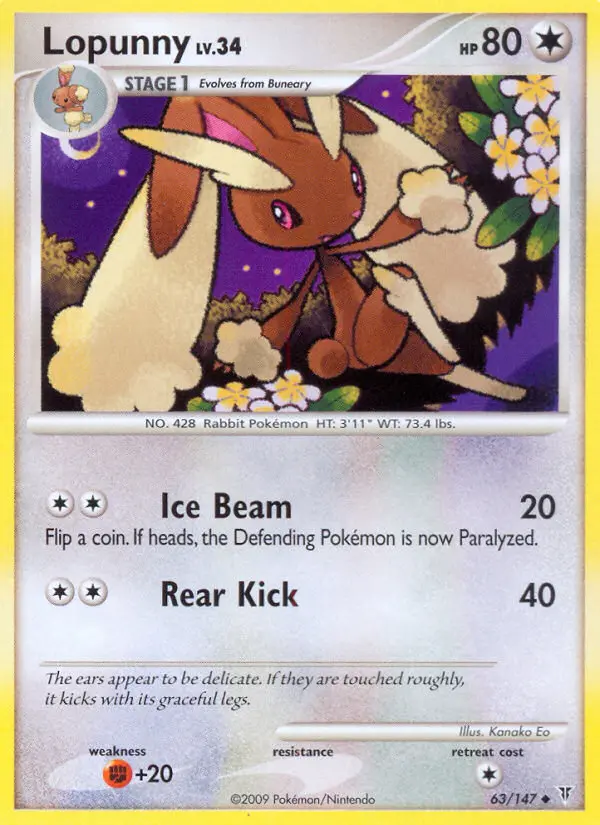 Lopunny — Supreme Victors card #63