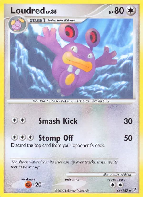 Loudred — Supreme Victors card #64