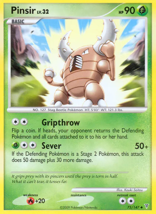 Pinsir — Supreme Victors card #75