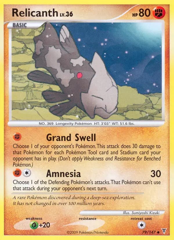 Relicanth — Supreme Victors card #79