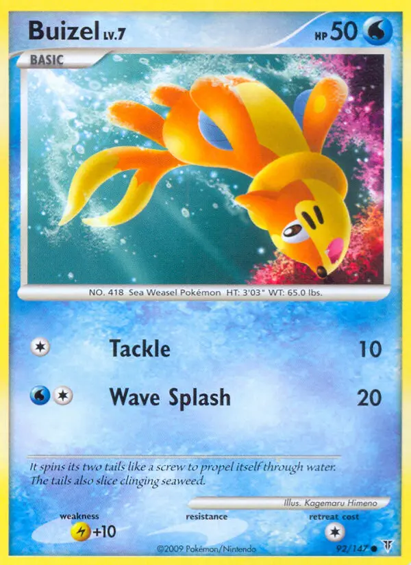Buizel — Supreme Victors card #92