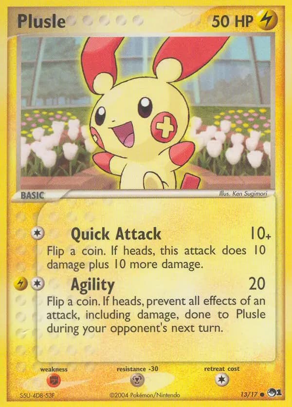 Plusle — POP Series 1 card #13