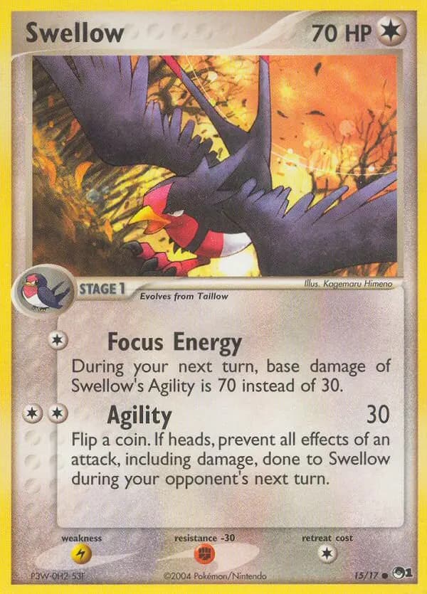 Swellow — POP Series 1 card #15