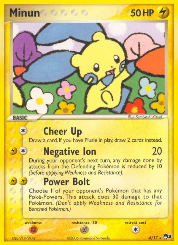 Minun — POP Series 3 card #4