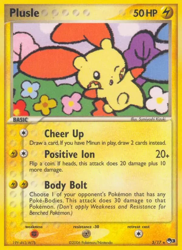 Plusle — POP Series 3 card #5