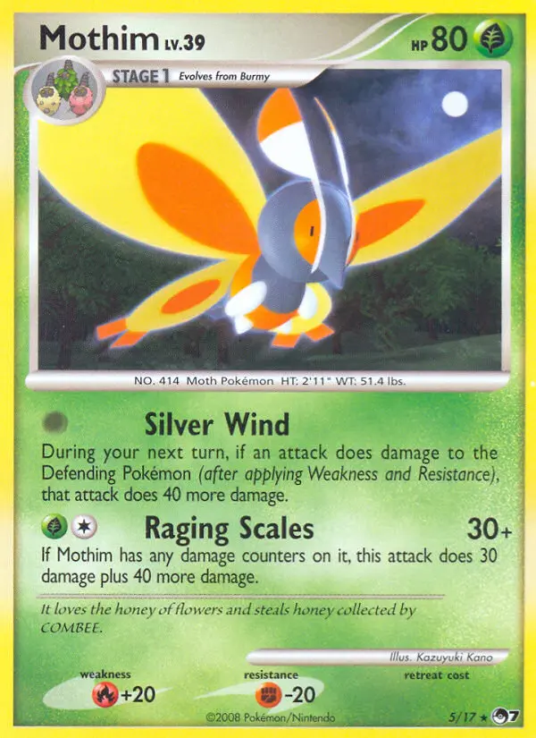 Mothim — POP Series 7 card #5