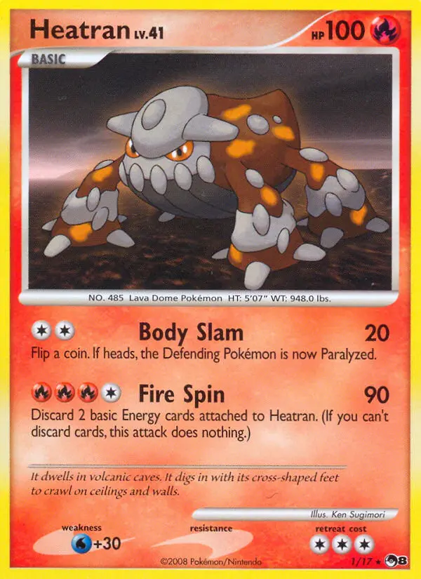Heatran — POP Series 8 card #1