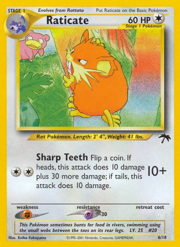 Raticate — Southern Islands card #6