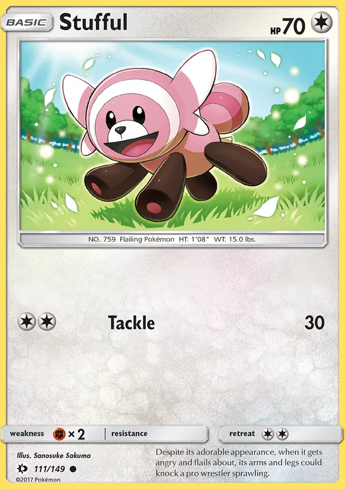 Stufful — Sun & Moon card #111