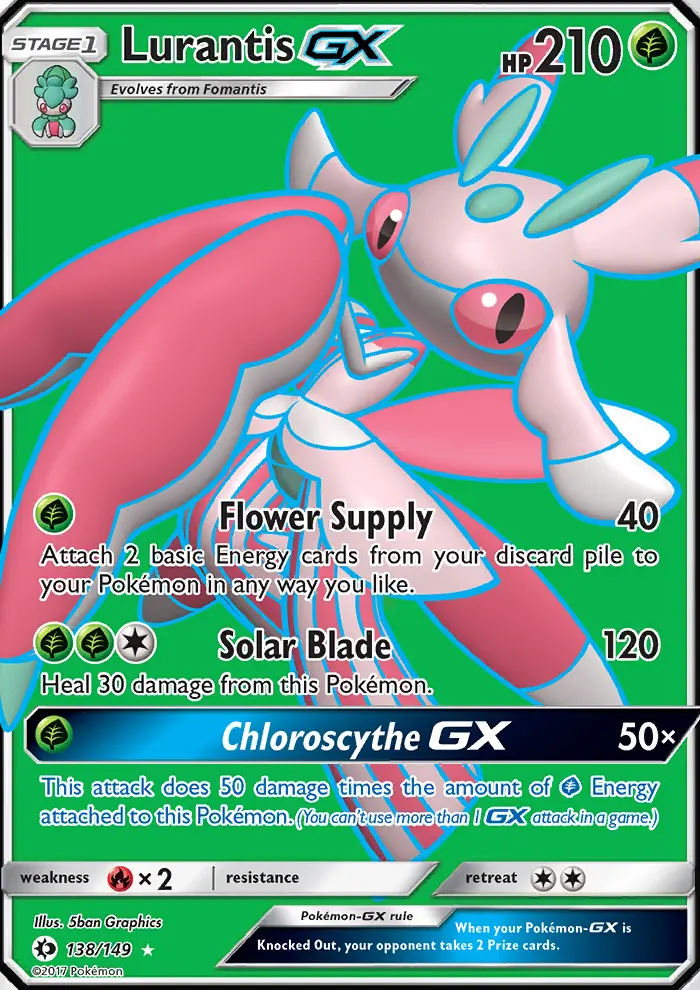 Lurantis GX — Sun & Moon card #138