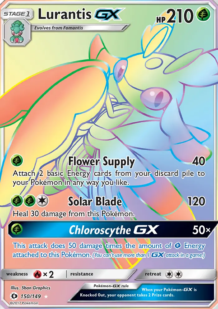 Lurantis GX — Sun & Moon card #150