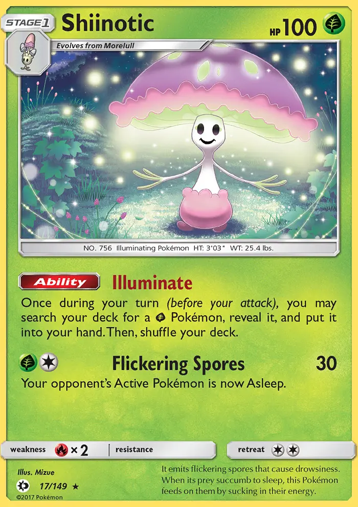 Shiinotic — Sun & Moon card #17