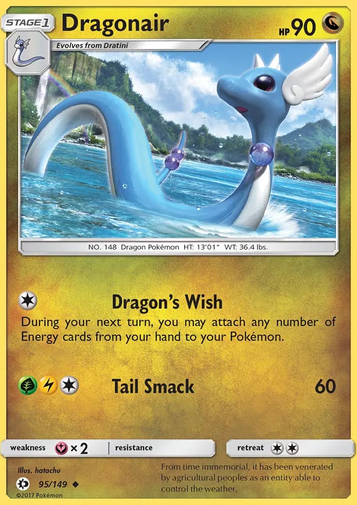 Dragonair — Sun & Moon card #95
