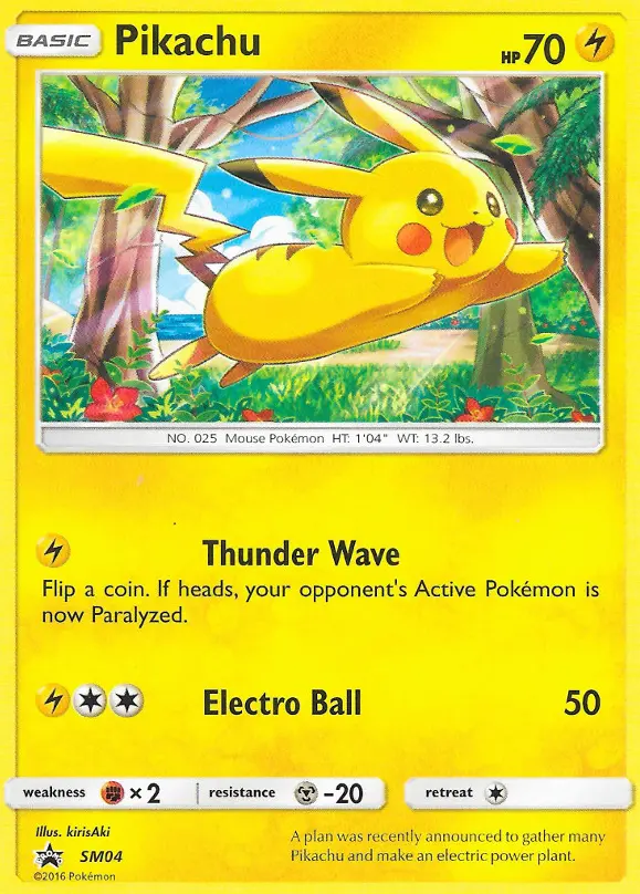 Pikachu — SM Black Star Promos card #SM04