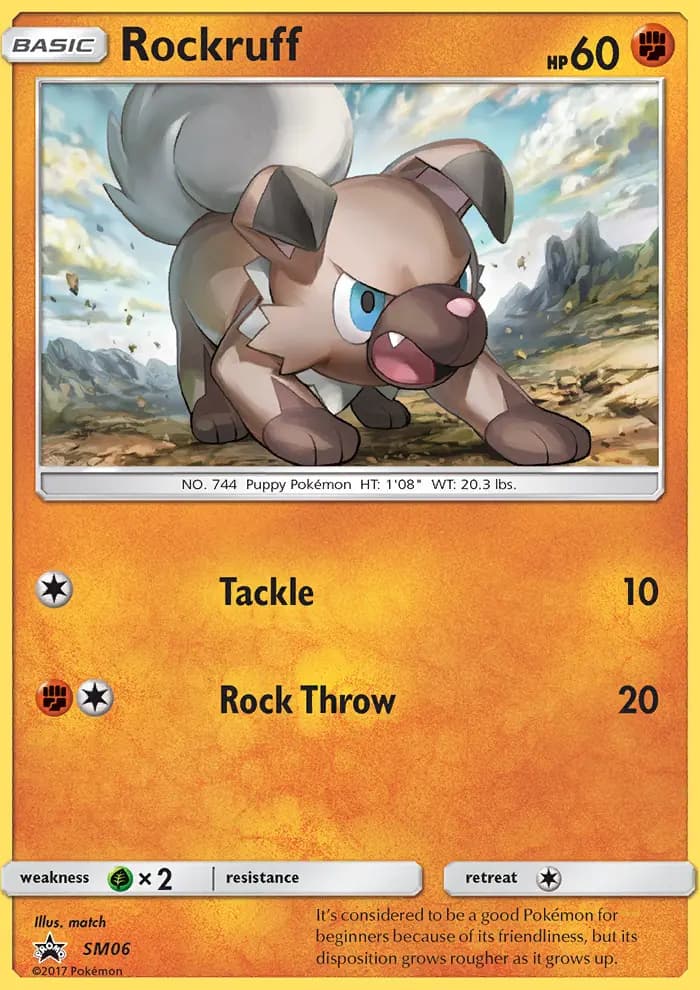 Rockruff — SM Black Star Promos card #SM06