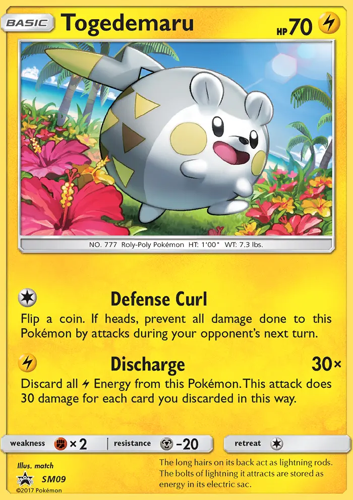 Togedemaru — SM Black Star Promos card #SM09