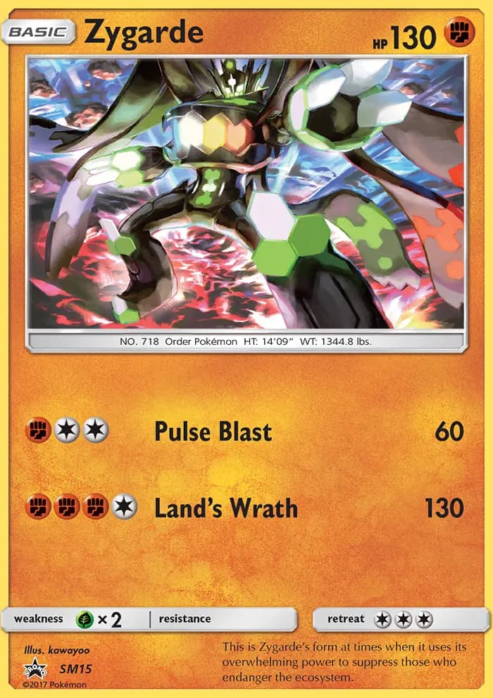 Zygarde — SM Black Star Promos card #SM15