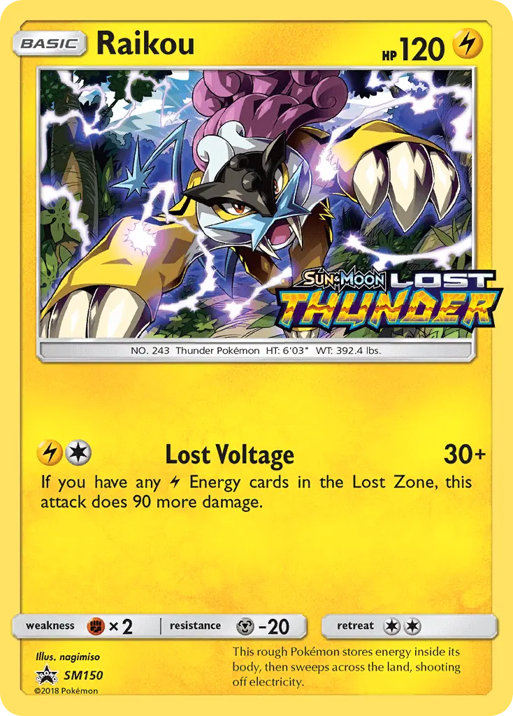 Raikou — SM Black Star Promos card #SM150