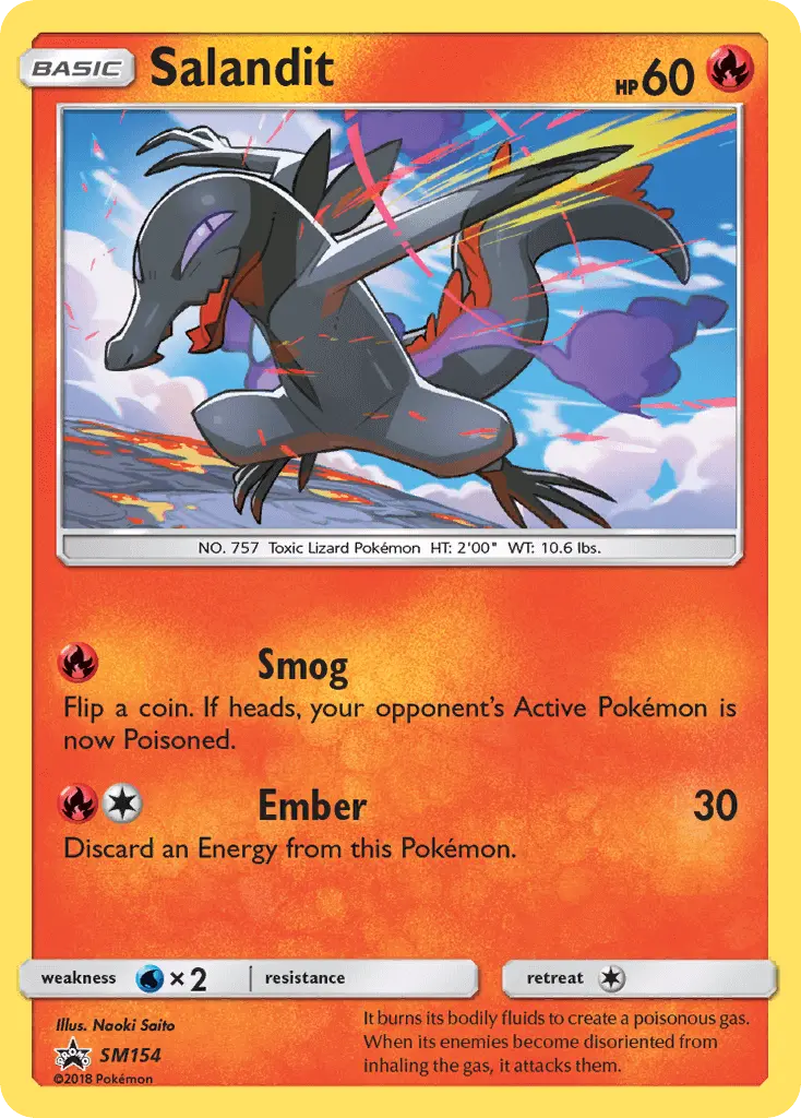 Salandit — SM Black Star Promos card #SM154