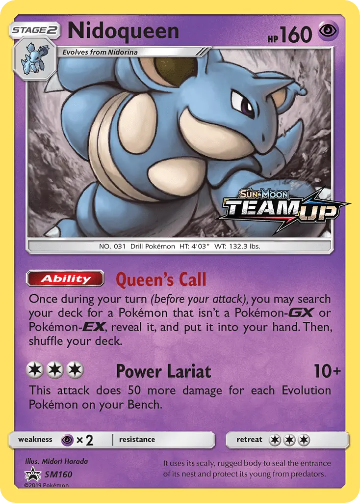 Nidoqueen — SM Black Star Promos card #SM160