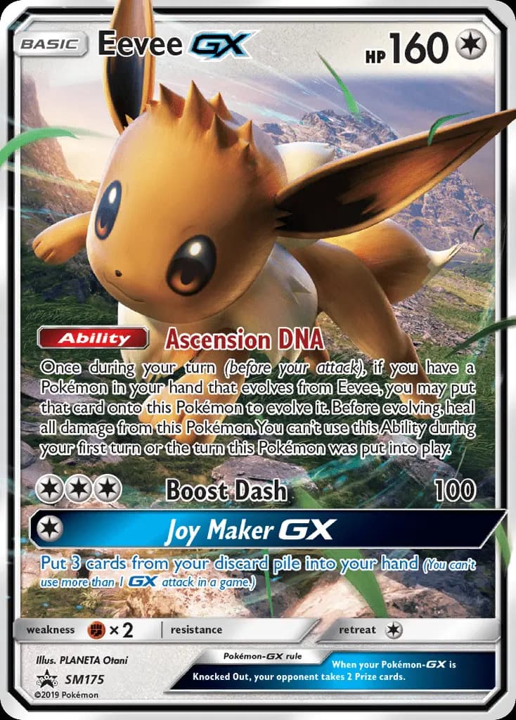 Eevee GX — SM Black Star Promos card #SM175