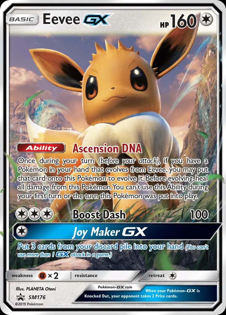 Eevee GX — SM Black Star Promos card #SM176