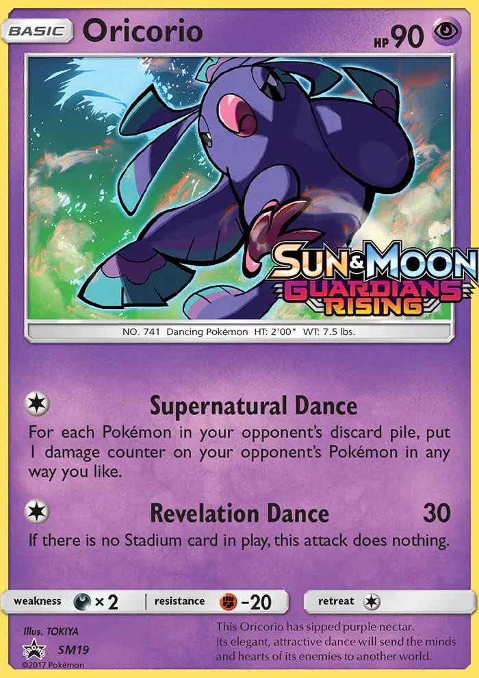 Oricorio — SM Black Star Promos card #SM19