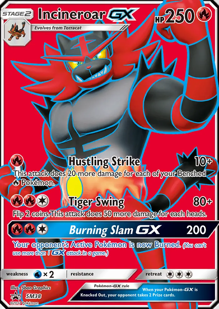 Incineroar GX — SM Black Star Promos card #SM38