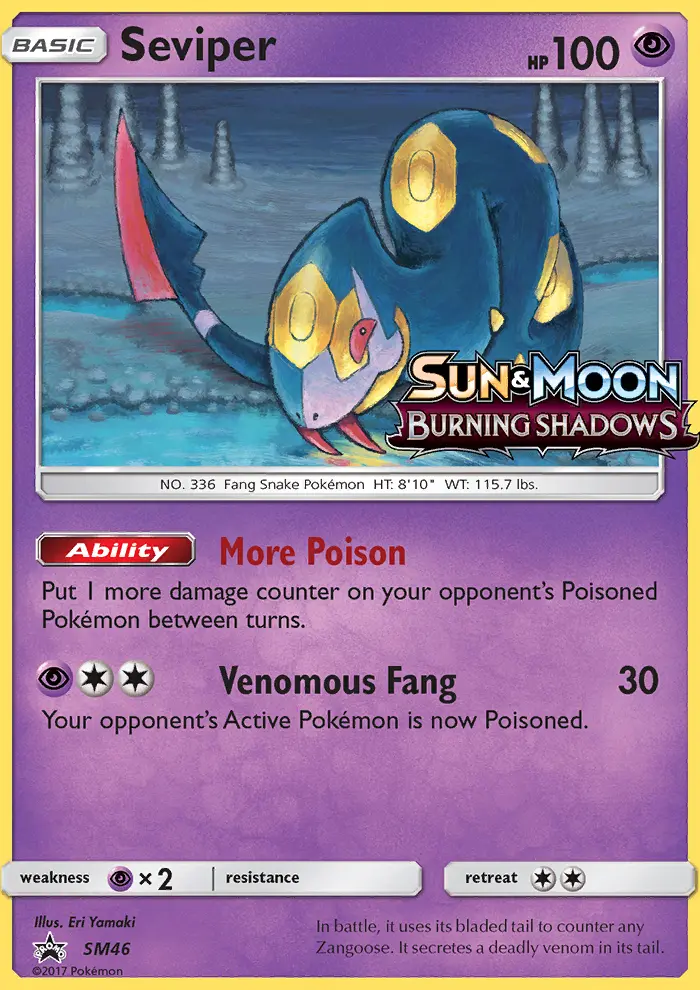 Seviper — SM Black Star Promos card #SM46