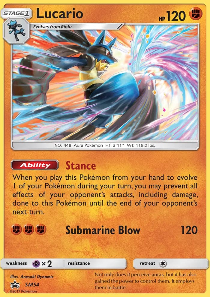 Lucario — SM Black Star Promos card #SM54