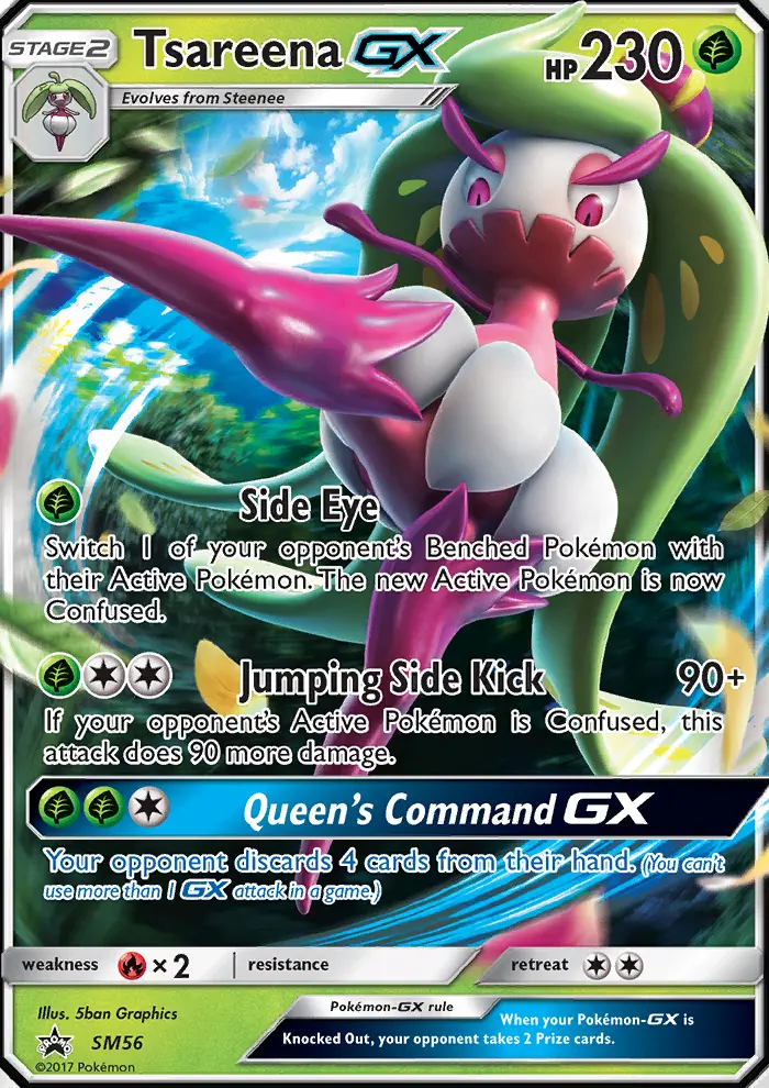 Tsareena GX — SM Black Star Promos card #SM56